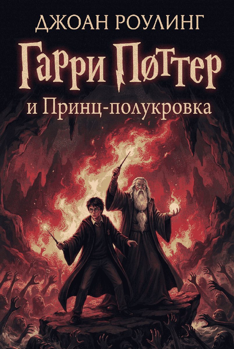 Обложка аудиокниги «Гарри Поттер и Принц-полукровка»