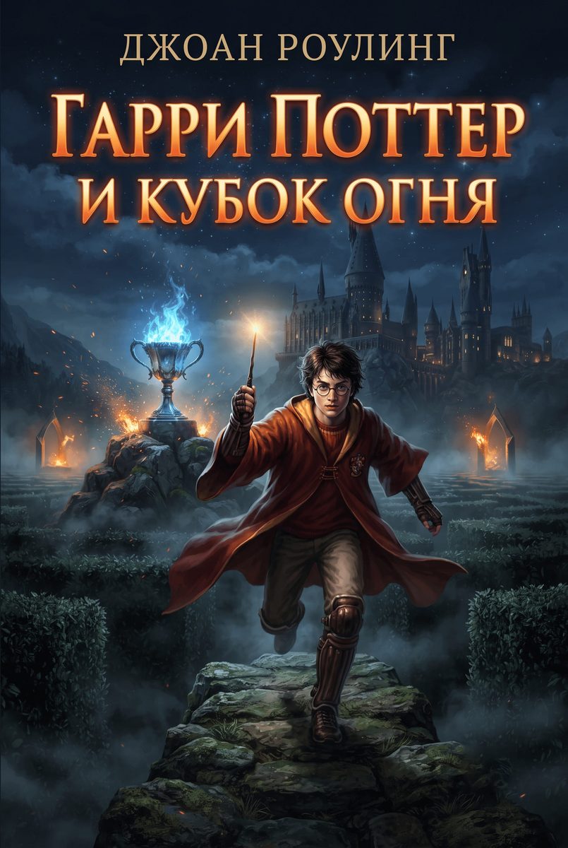 Обложка аудиокниги «Гарри Поттер и Кубок Огня»