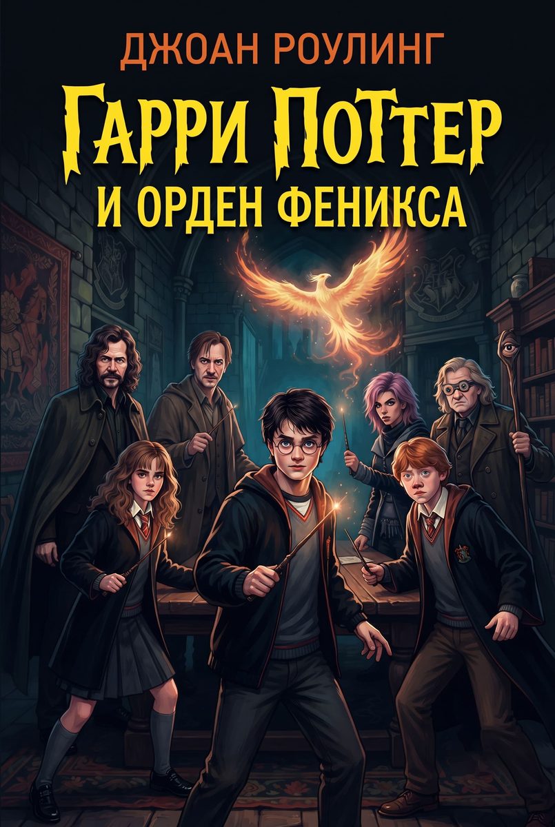 Обложка аудиокниги «Гарри Поттер и Орден Феникса»