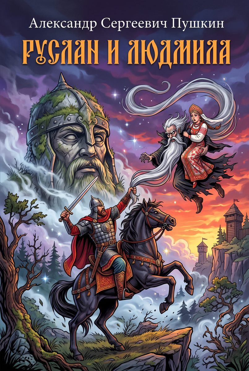 Обложка аудиокниги «Руслан и Людмила»