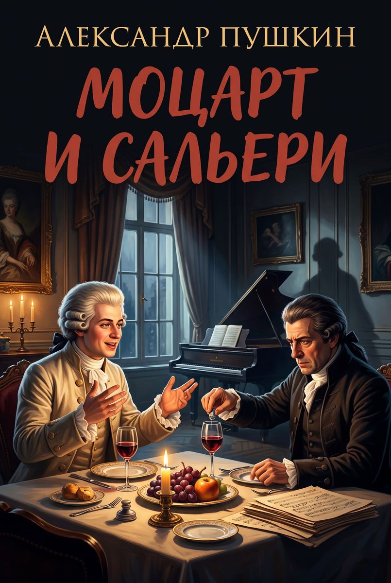 Обложка аудиокниги «Моцарт и Сальери»